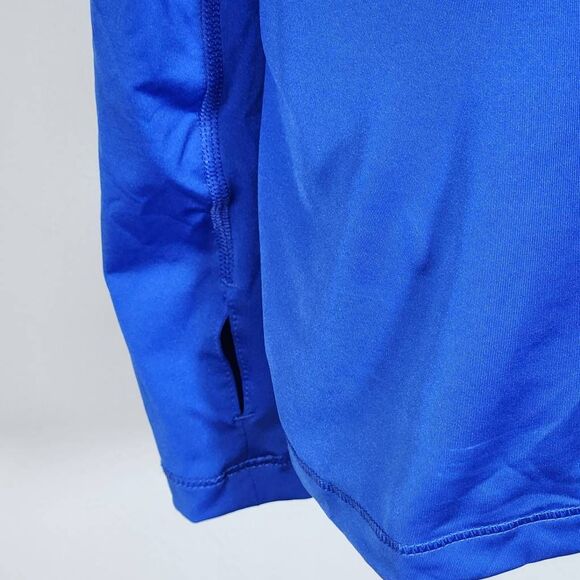 Nike Blue Long Sleeve Athletic Tee Size Large Nike Pro Blue Tee - Picture 5 of 10